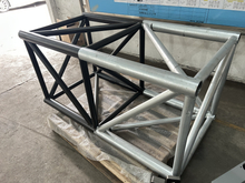 Stage Truss Steel Structure – Hot-Dip Galvanized & Matte Black Coated