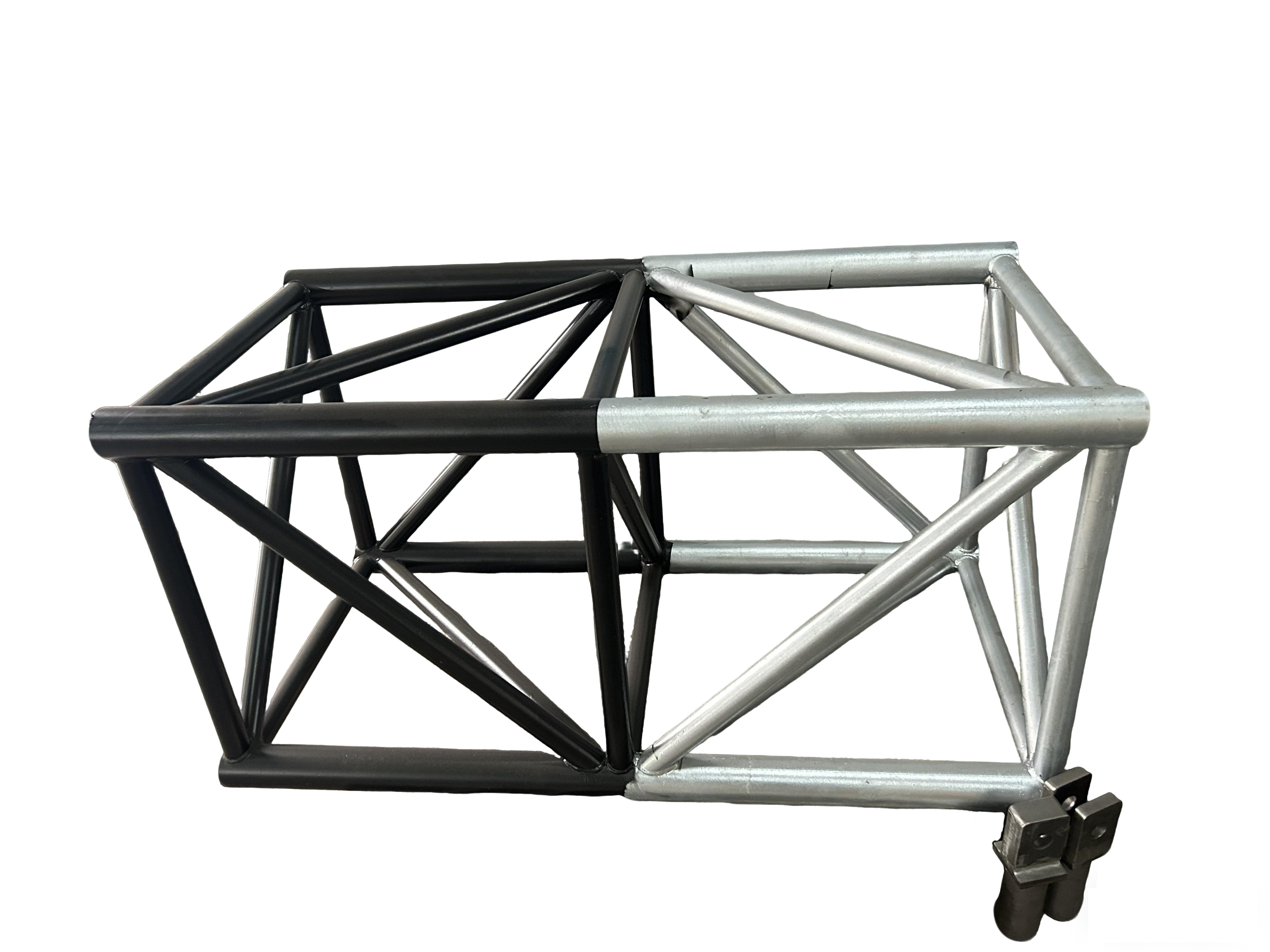 Stage Truss Steel Structure – Hot-Dip Galvanized & Matte Black Coated